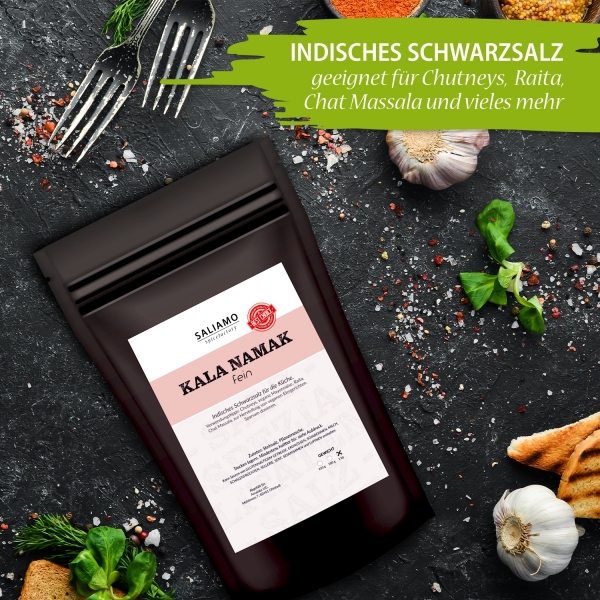 1KG Kala Namak Steinsalz - Schwarzsalz aus Indien